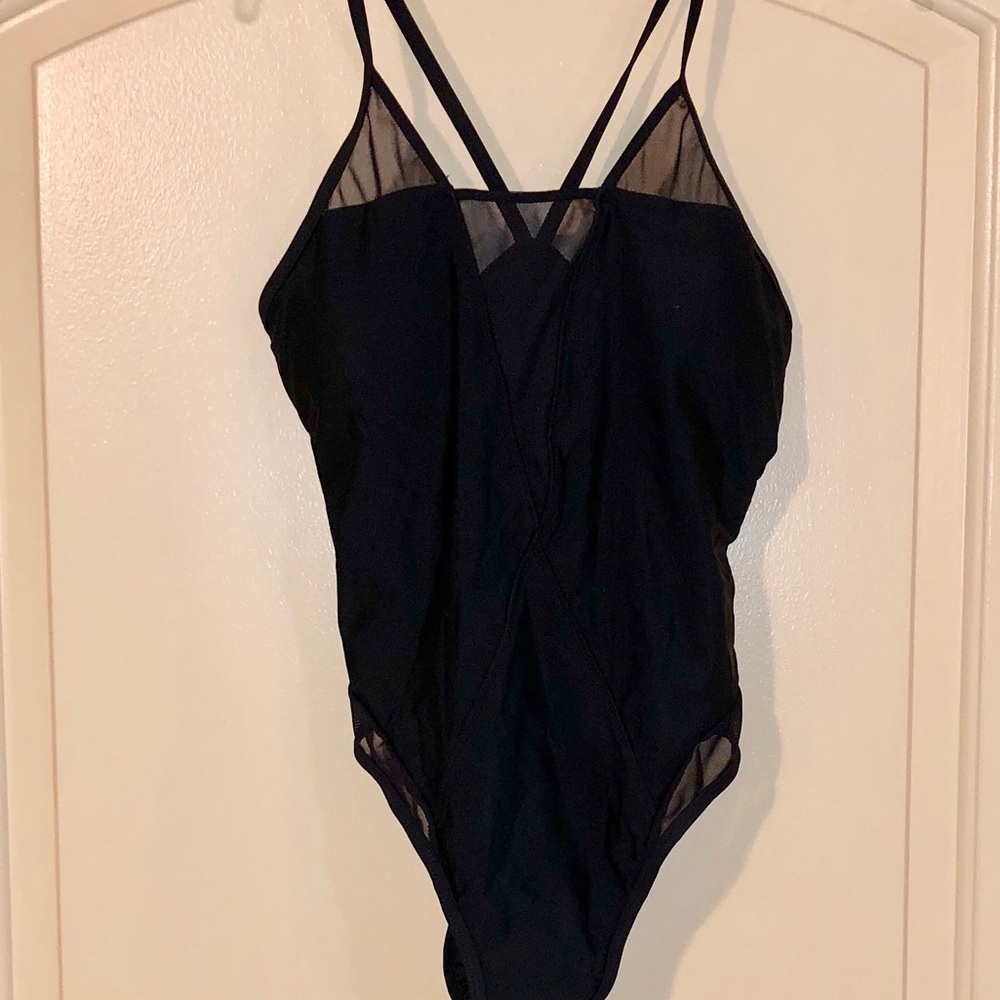 Black Cupshe One Piece Swimsuit